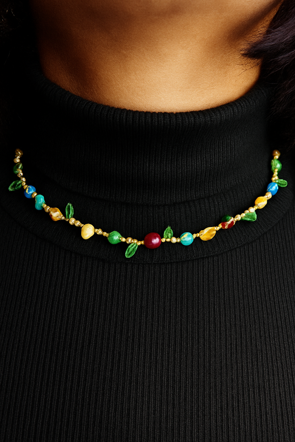 گردنبند جنگلی🌲هفت چاکرا🌈